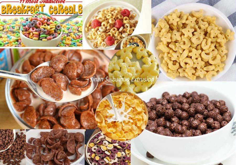 Breakfast Cereals Corn Flakes Making Machinery 32_副本_副本