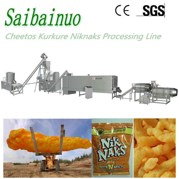Cheetos Kurkure Corn Curls Nik Naks Processing Machine Fast Delivery Afford Price