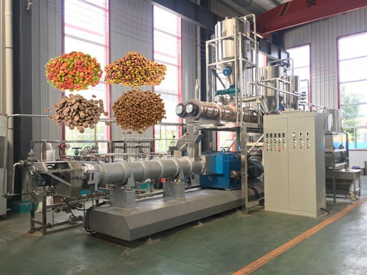 250kg/h Extrudability Pet Food Making Machine