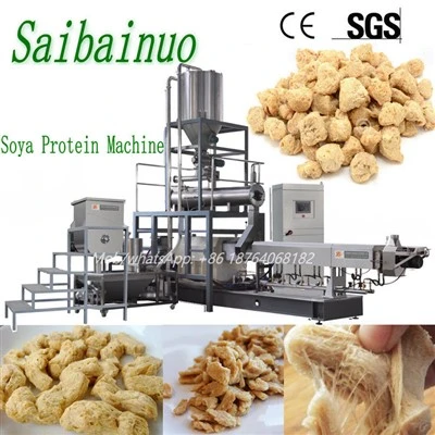 Soya Chunks เครื่องโปรตีนถั่วเหลือง
